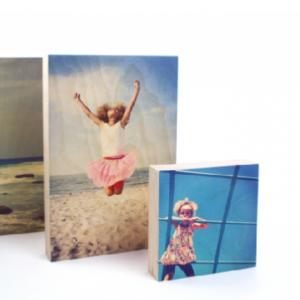 Fotoprint op hout fotogeschenk